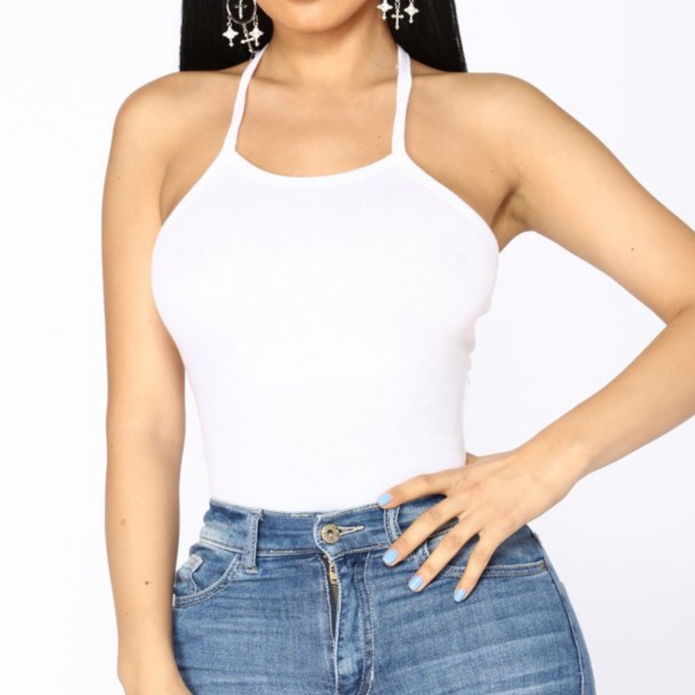 Fashion Nova. White Bodysuit.